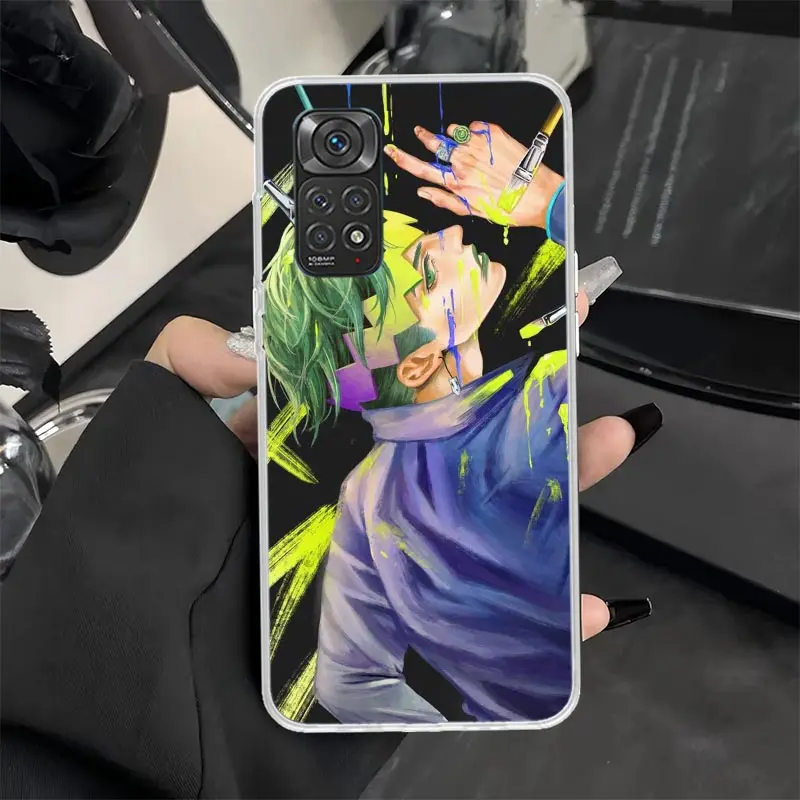 JoJo Adventure Rohan Kishibe Phone Case Cover for Xiaomi Redmi Note 14 13 12 11 Pro Plus 12S 11S 10S 10 11E 11T 9 9S Soft Shockp