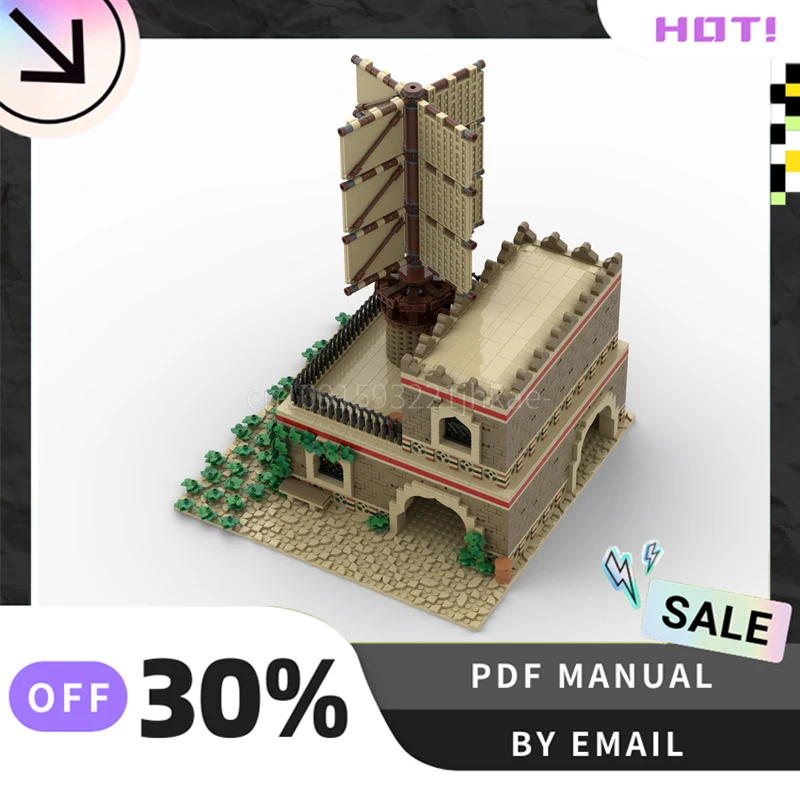 [4016PCS] Customized MOC Empire Mill Creative Building Blocks Set STEM Educational Toys DIY Construction Model Kit Birthday Gift