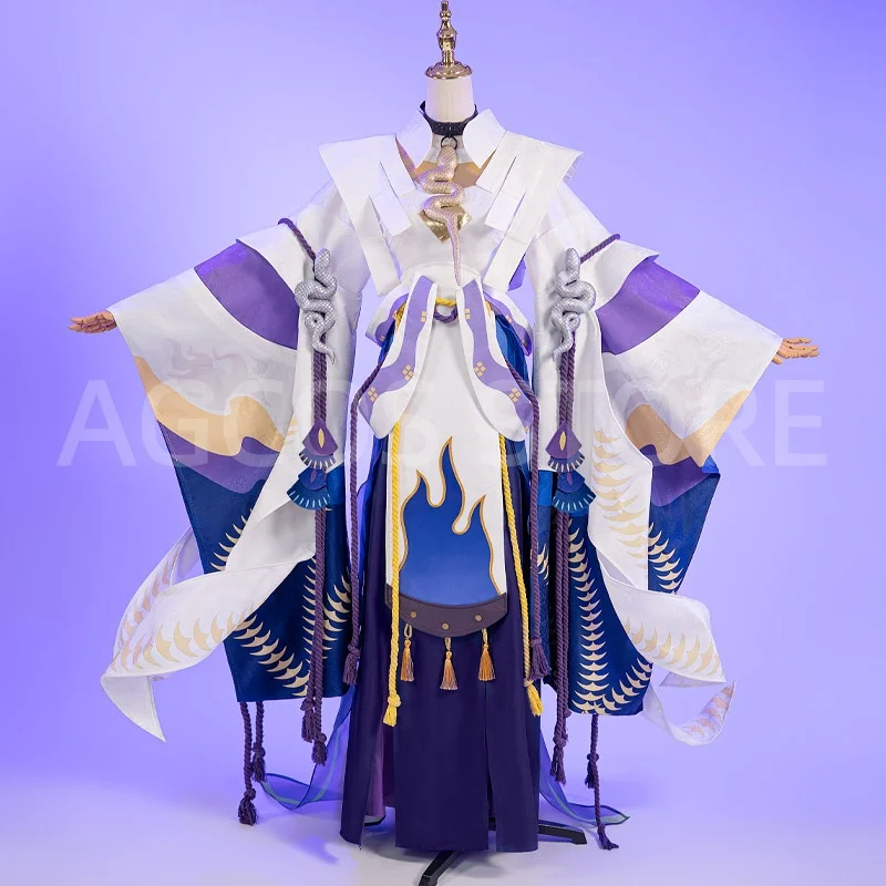 

Костюм для косплея AGCOS Onmyoji, наряд на Хэллоуин, кимоно, игровая одежда, костюмы для косплея