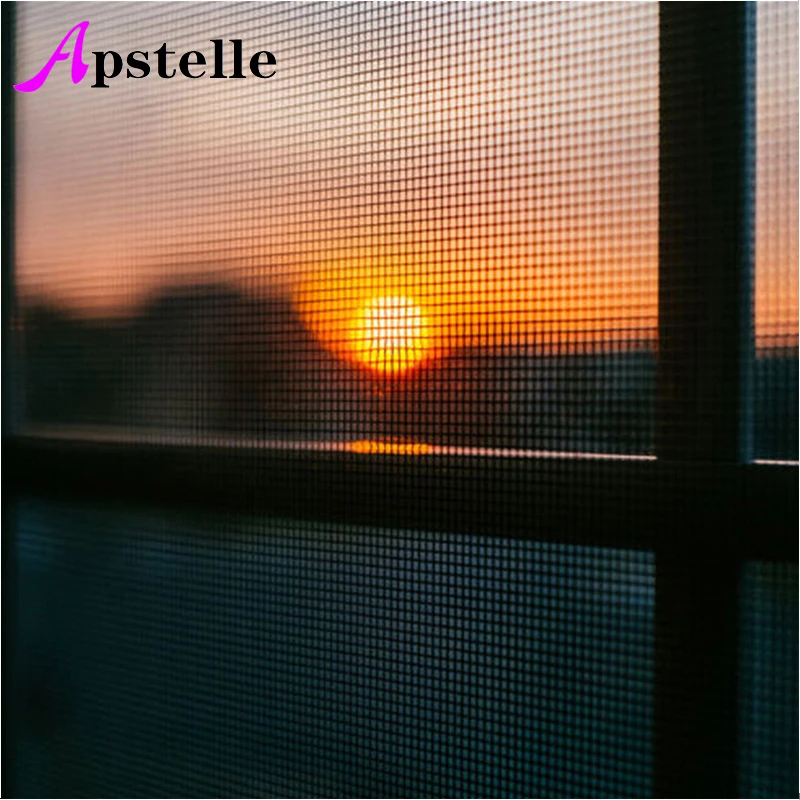 Apstelle Anti-mosquito Repair Tape Mesh Sticky Wires Patch  Summer Screen Window Door Mosquito Netting Patch Repair Broken Holes
