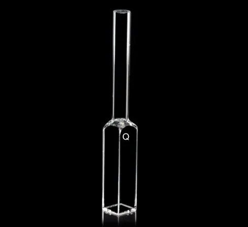 

3.5ml four sides clear Fluorometer quartz cell cuvette with seal tube