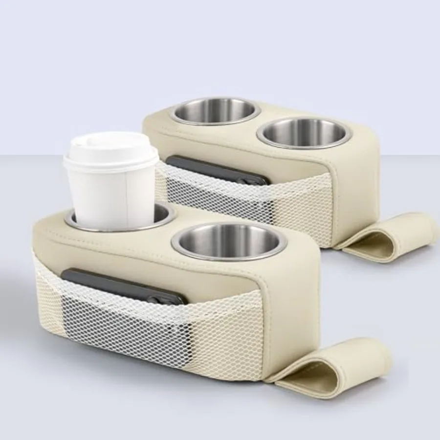 

2 Pack Pontoon Cup HolderBoat Seat Cup Holder Double Drink Holder Portable Cup Beverage Mobile Phone Holders for Pontoon Boat S