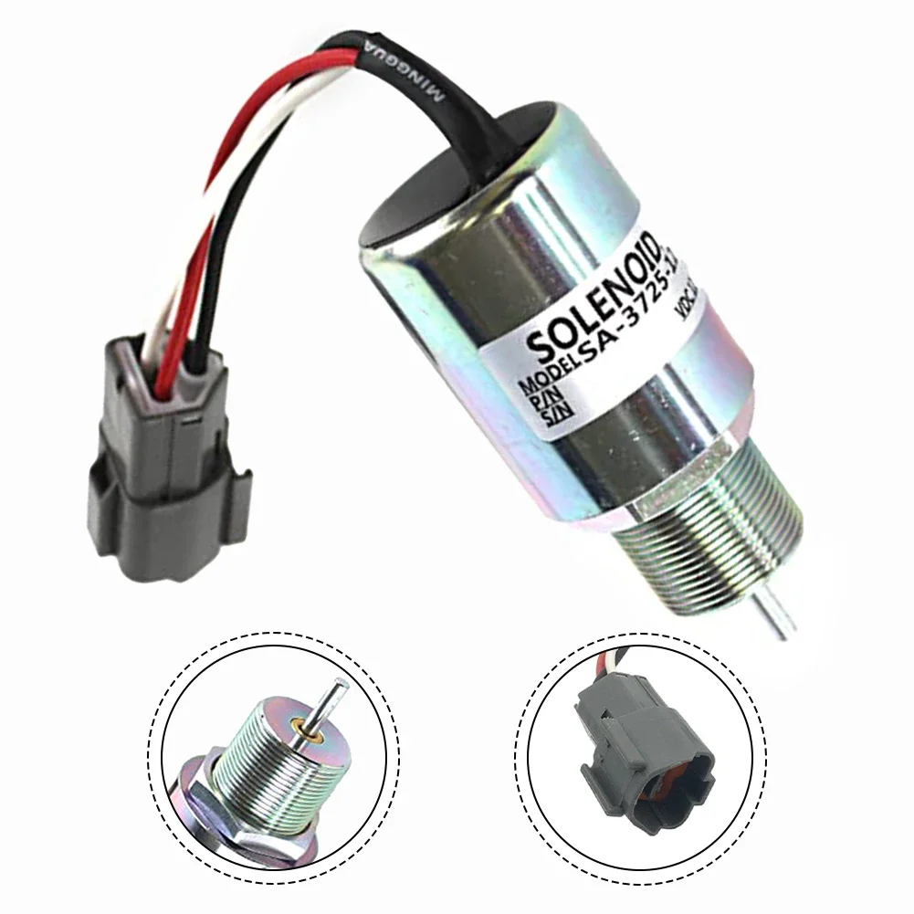 SA372512 12V Solenoid Valve for Fuel Shutdown in Various Engine Models Reliable Performance and Simplified Maintenance Process
