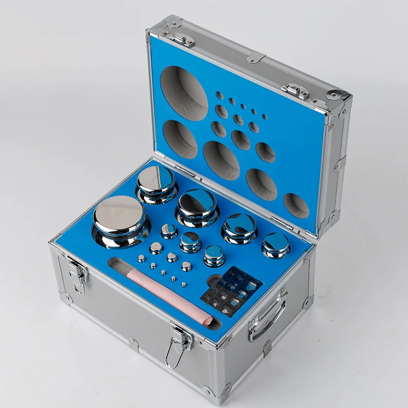 F1 E2 M1 stainless steel weight, 1mg-5kg, suitable for weighing in humid/chemical environments, laboratory, high precision