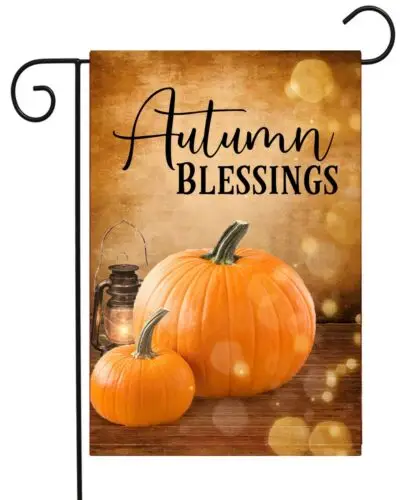 Autumn Blessings Garden Flag * Double Sided * Top Quality Flag