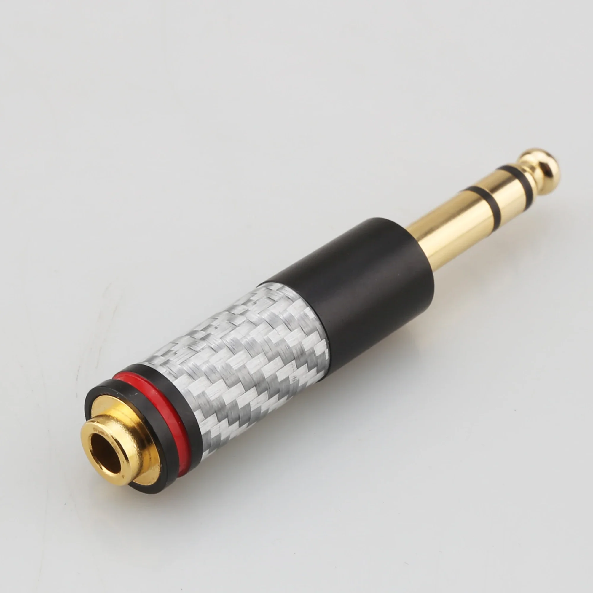4,4-mm-Balanced-auf-6,35-mm-Stecker-Kopfhörerkabeladapter, HiFi-Audio-Konverter mit vergoldeten Kontakten für verbesserte Klangqualität.