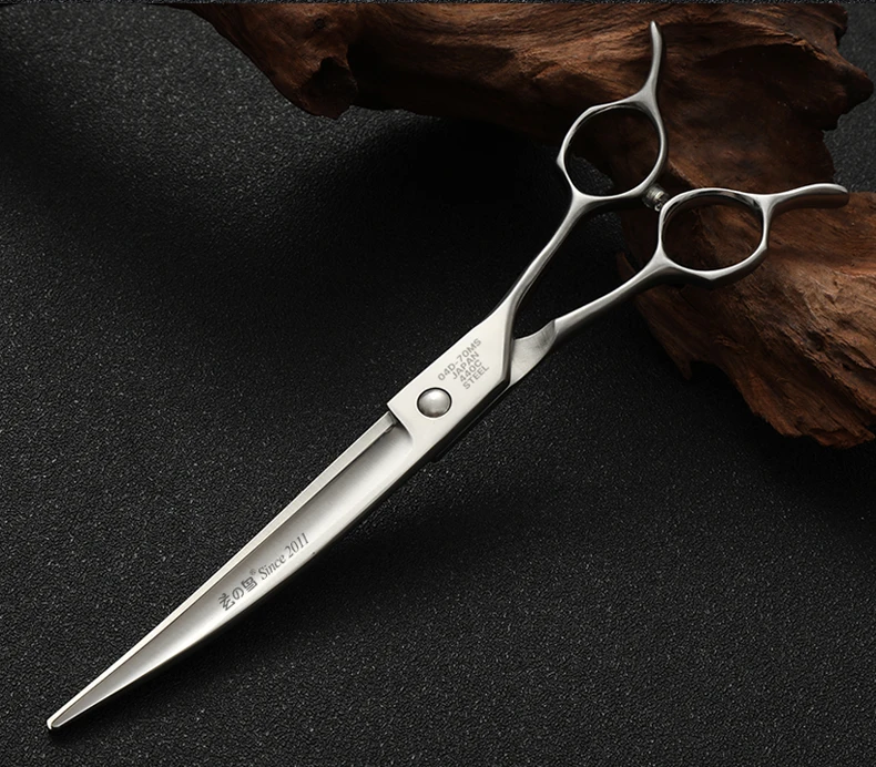 Fenice Hochwertige JP440C/VG10 7/7,25 Zoll 5D Gradienten-Zahnschere für Hundepflege, Gebogene Effilierschere, Tierpflege-Werkzeuge – Detail 17