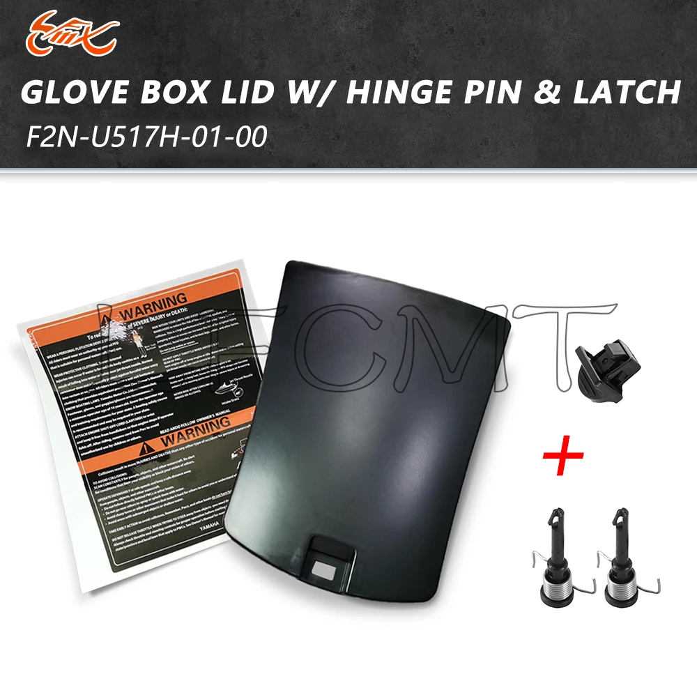 Glove Box Door Glovebox Lid Cover Hatch Pin Lock Latch Fit For WaveRunner V1 VX1100 VX1050D/E VX Sport Deluxe Cruiser VXR VXS