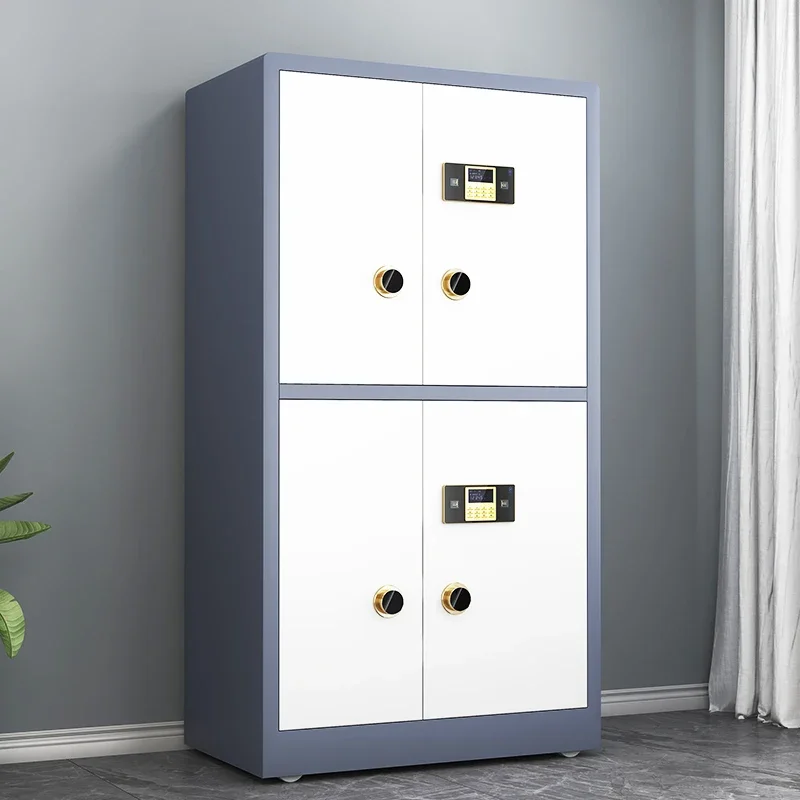 Electronic Security Cabinet Fingerprint Password Cabinet Large Capacity Home Safe All Steel Office File Cabinet