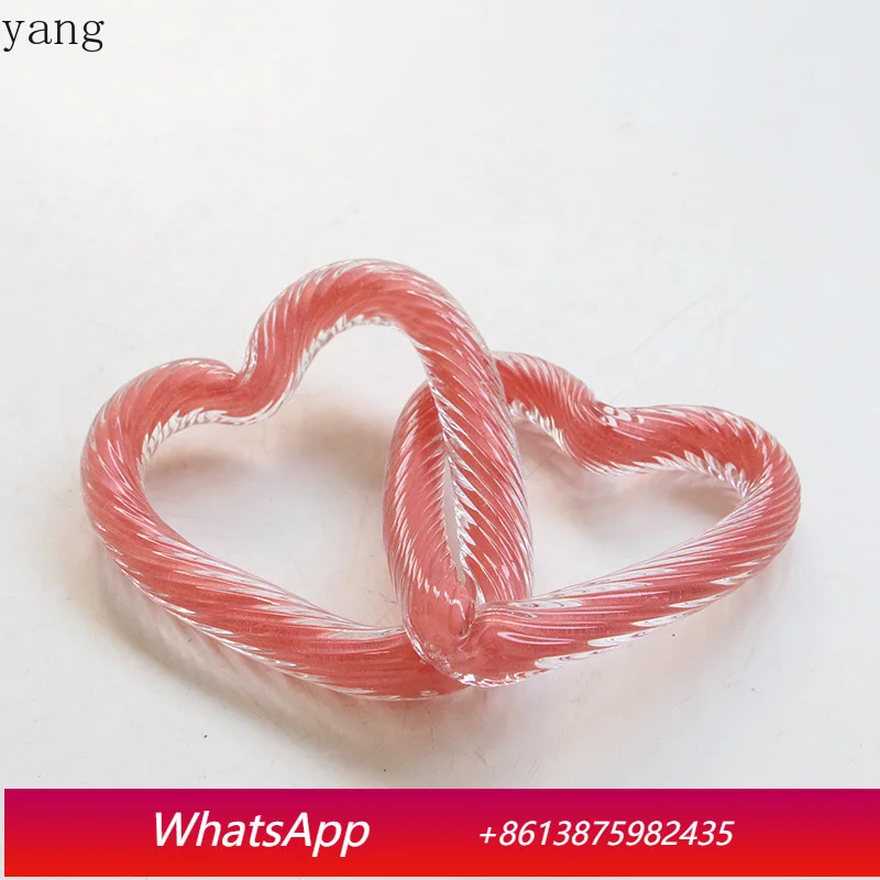 

LMM simple modern creative glass chain hemp ornament