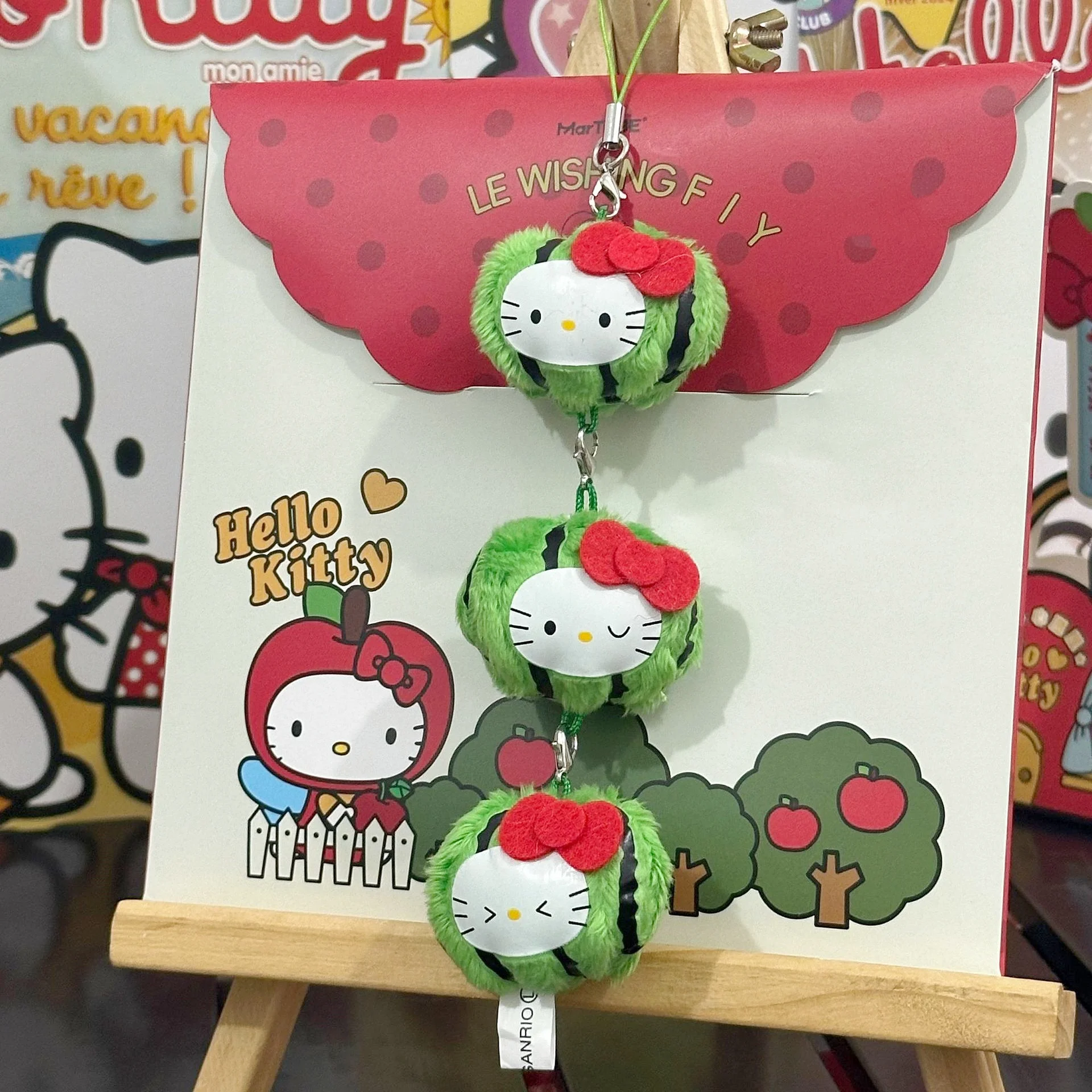 

Милый арбуз Kt Cat кулон красный древний вкус милая плюшевая кукла сумка украшения брелок для ключей мульти стильная коллекция подарков