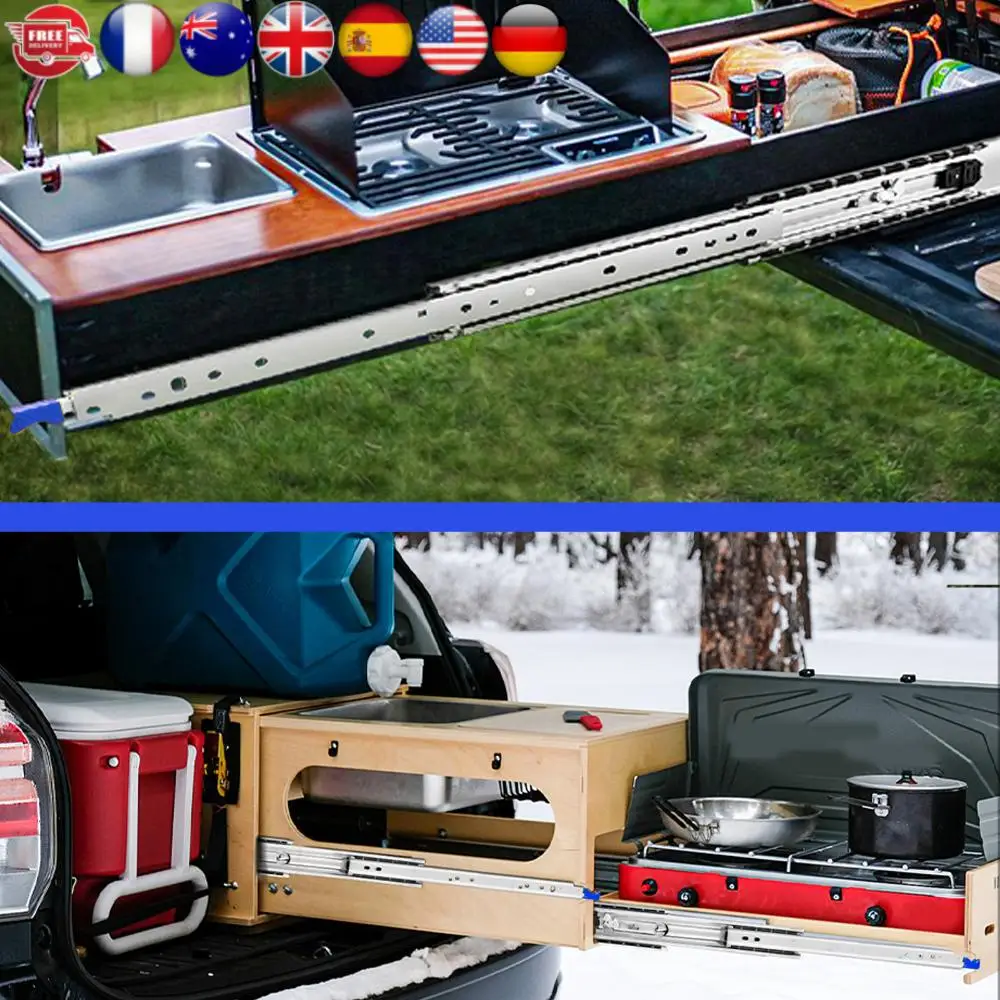 

Промышленные направляющие с боковым креплением, устойчивые к ржавчине, трехсекционные, износостойкие, полного выдвижения, на шарикоподшипниках, для мебельной фурнитуры