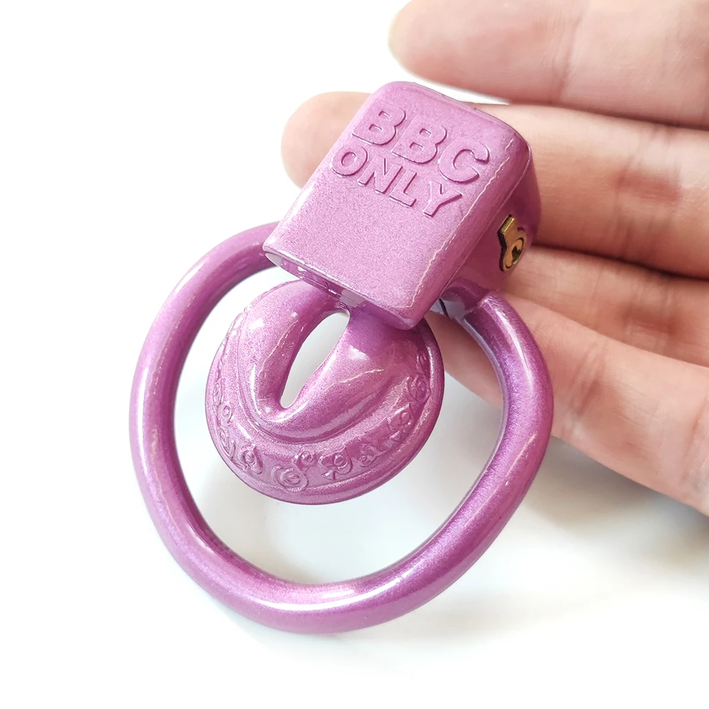 

BBC Only CD TS Super Small Pussy Vaginal Chastity Cage Devices 4Rings Ladyboy Male Cock Cage Penis Ring Lock BDSM Men'S Sub Dom