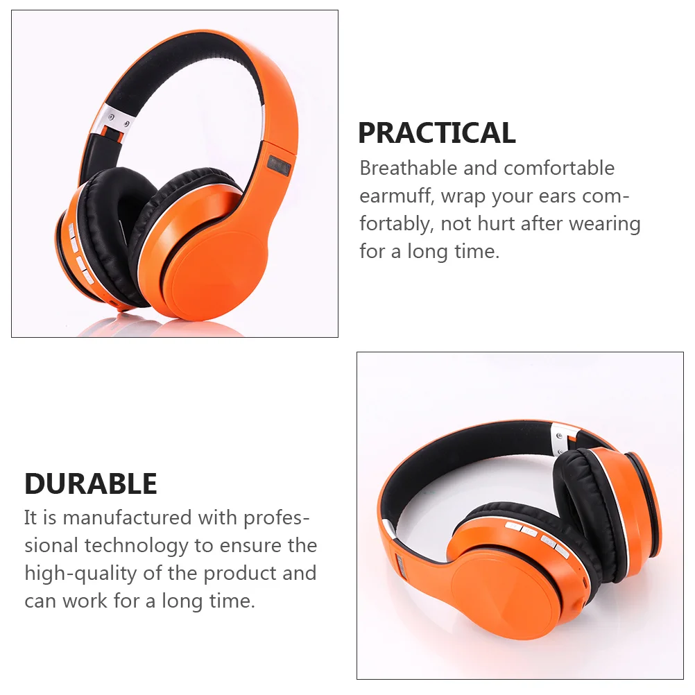 

Comfortable Wireless Over Ear Headset Foldable Adjustable Dual Device Connection Noise Cancelling Gaming Headphone