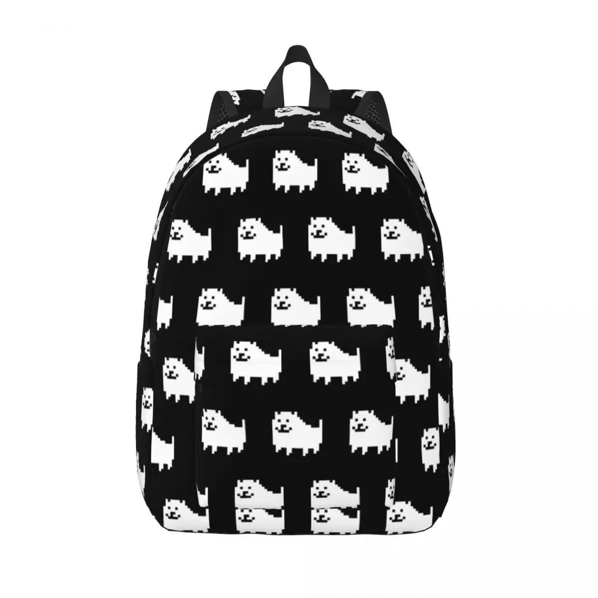 Undertale Toby Dog Cute Classical Backpack Gift High School Business Game Cartoon Anime Daypack for Men Women Laptop Canvas Bags