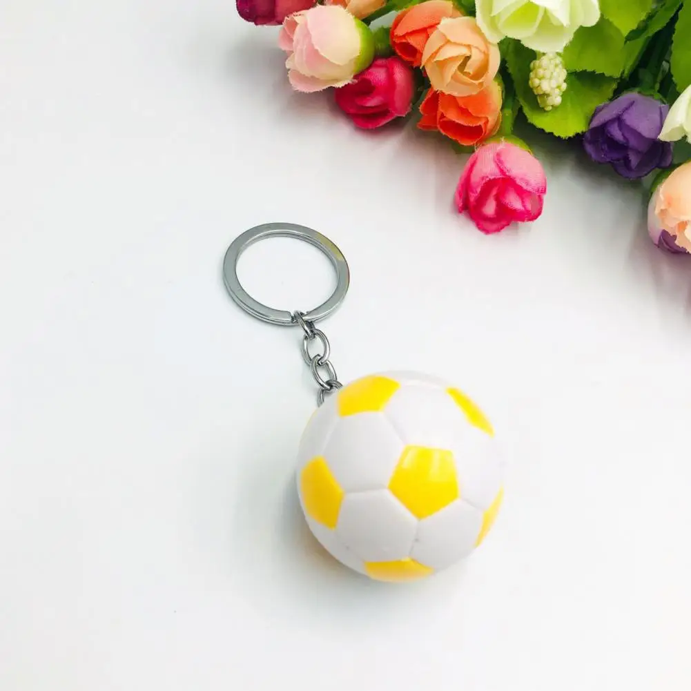 

Souvenir Unisex Mini Soccer Key Pendant Sports Ornament for Backpack