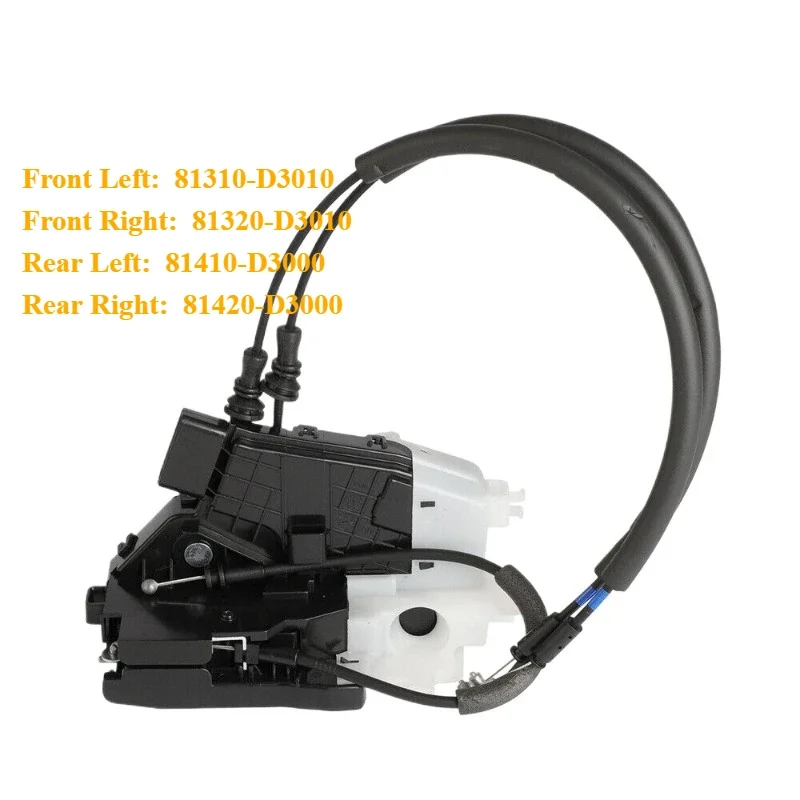 81310-D3010 Actuador de cerradura de puerta delantera trasera izquierda derecha para Tucson 2016-2021 81320-D3010 81410-D3000 81420-D3000 81310D3010