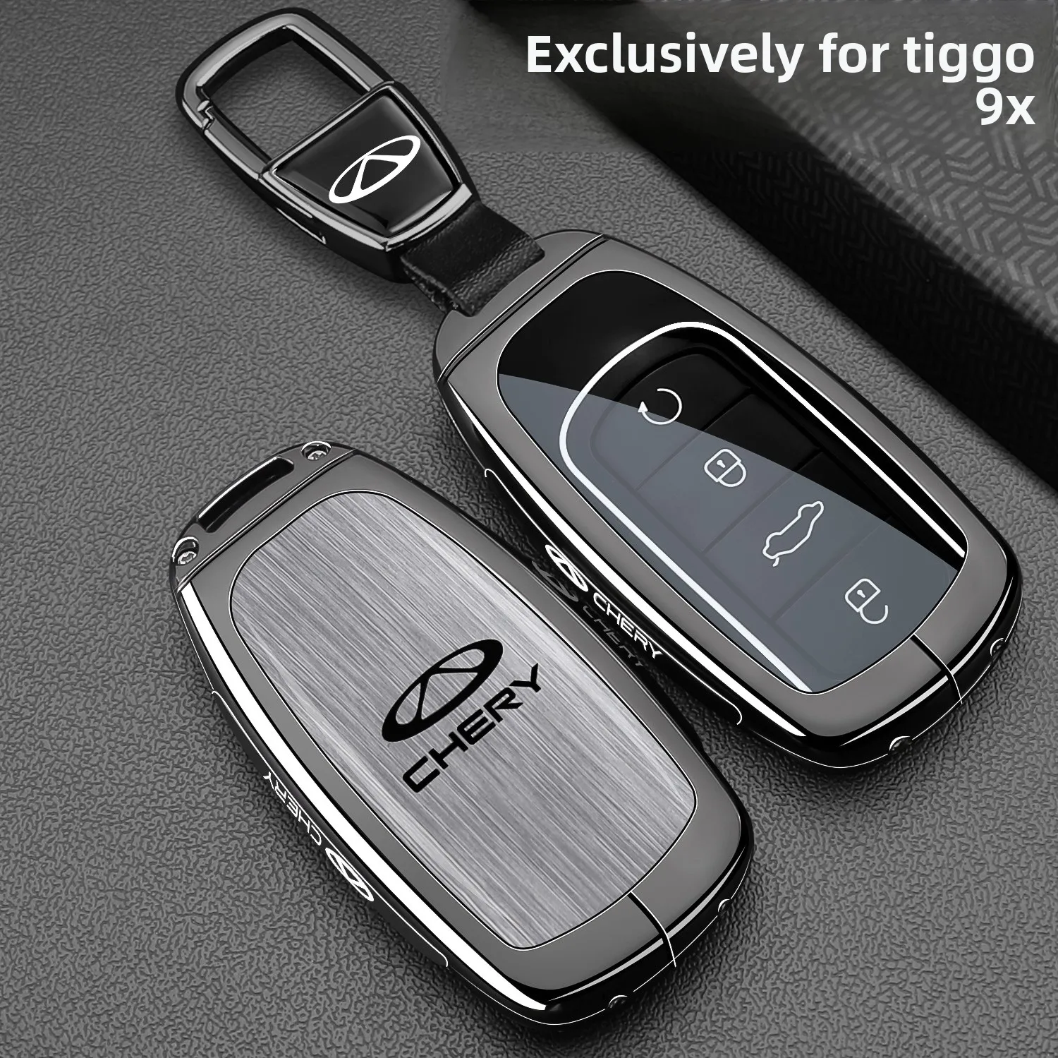 Ruihu 9X Keycase 2026 Chery New Ruihu 9 Nine Car Special High end Metal Remote Control Protective Shell Buckle