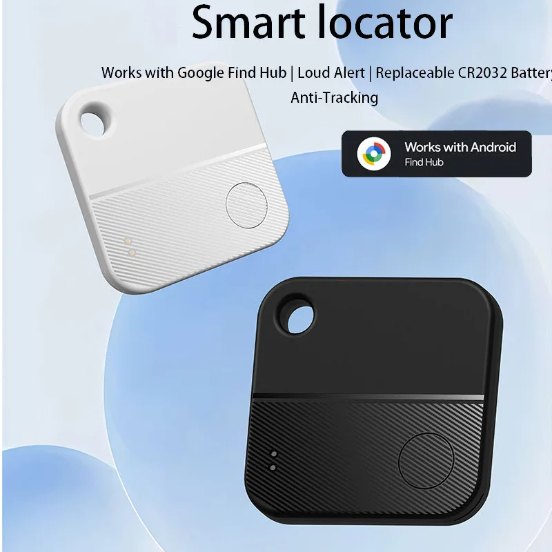Google Find My Device Compatible Bluetooth Tracker,Android Anti-Lost Key & Item Finder Tag for Google Find Hub App