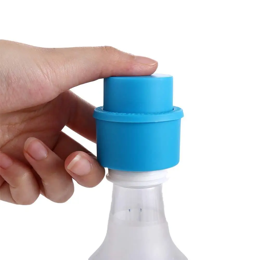 Fresh Keeping Vacuum Fizzy Drink Sealer Bottle Pump Caps Cola Pressure Cap Stopper Bottle Top Saver Lid
