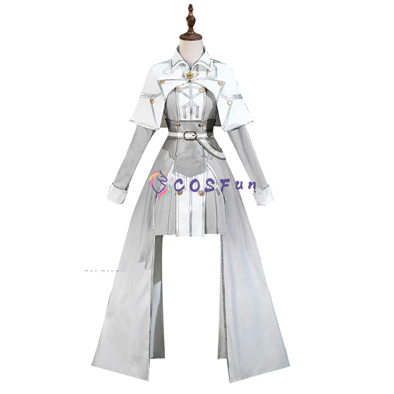 أزياء Sword Art Online Yuuki Asuna التأثيرية مجموعة كاملة من الزي الرسمي للعب الأدوار وحفلات الهالوين كرنفال للنساء COSFun