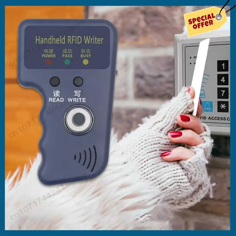 -A15I RFID Card Writer Reader Duplicator + 5XT5577 Chaveiro 125Khz TM Copiadora Cloner para EM4305 CET5200 TM Chip Cards