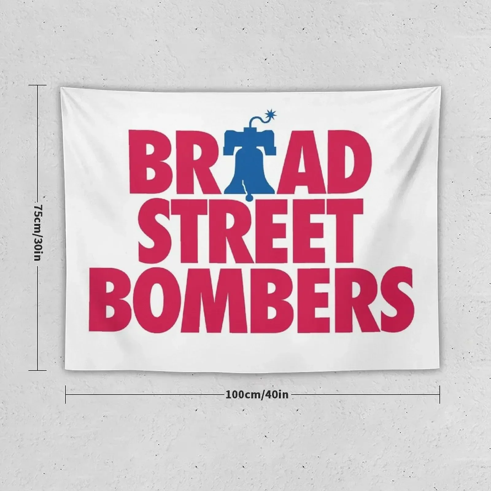 Broad Street Bombers 2 - White Tapestry Decoration Aesthetic Nordic Home Decor Tapestry