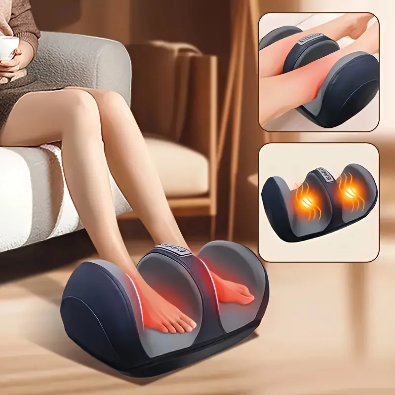 

Rechargeable foot massager fully automatic calf kneading and pressing foot massage machine with multiple modes adjustment