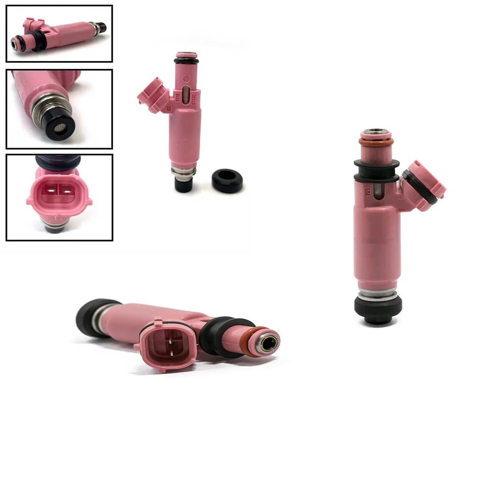 

High Flow 565CC Pink Fuel Injectors 195500-3910 For Subaru JDM Turbo WRX STI Replacement Parts
