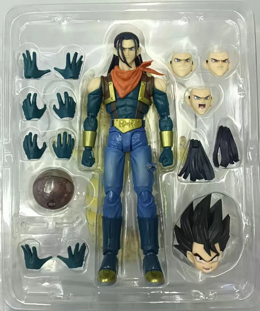 

В наличии: Коллекционная фигурка Bandai SHF Dragon Ball GT Андроид Супер 17, масштаб 1/12, модель для подарка