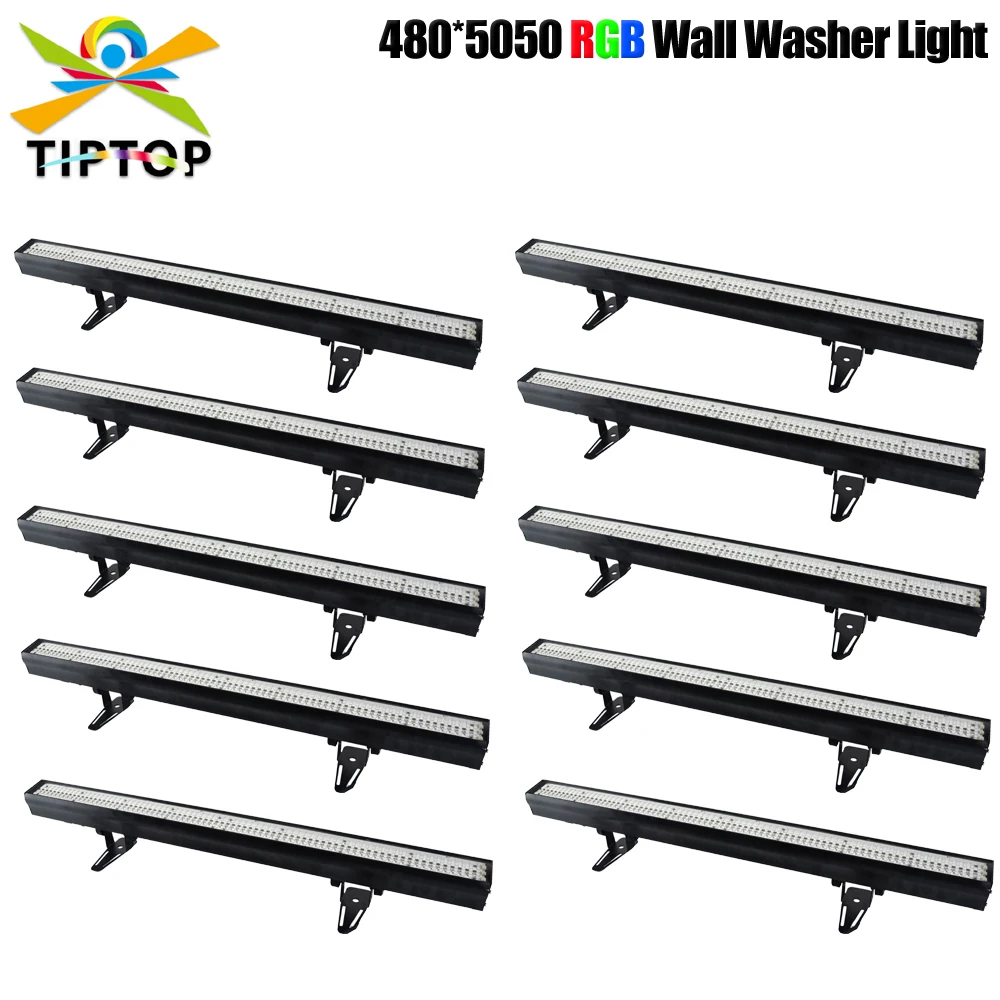 

TIPTOP Wash Light Bar RGB DJ Stage Light 80 Roll 480pcs 0.2W Smart Control Bar Wall Washer 100cm for Indoor Décor Wedding Church