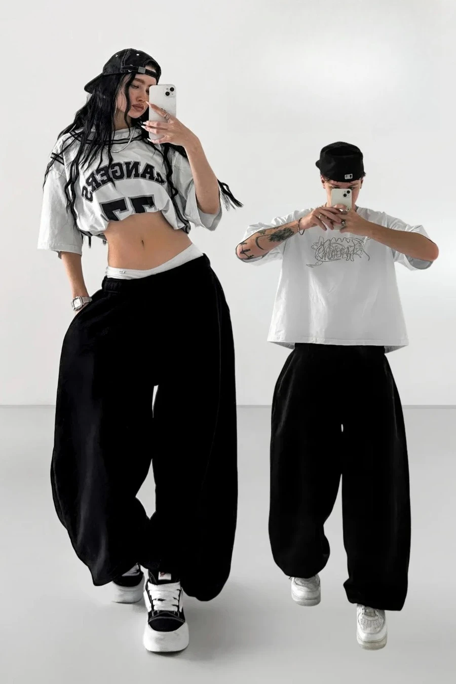 Summer Loose Stretch Non-transparent Cotton Oversized Sweatpants Casual Women Seasonal Loose-fitting Sweatpants Comfortable Fit