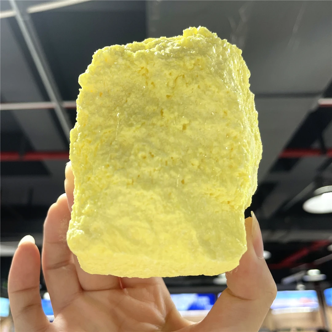 Natural Raw Rough Minerals Sulfur Ore Loose Gemstones Native Rocks Yellow Sulfide Geological Study Collections Available