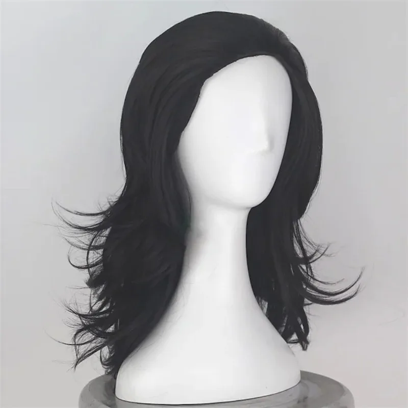 Loki Laufeyson Parrucca di ruolo Fantascienza Dramma Loki Maschio Piombo Cos Copricapo Palla Copricapo Testa posteriore Livello Reflex Azione Capelli corti