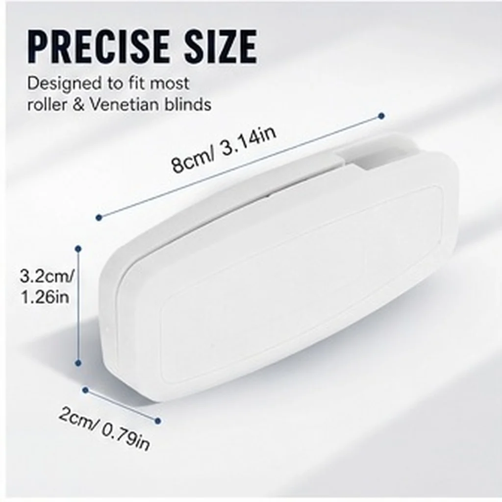 2Pcs Window Blind Cord Knob Plastic Pull End Handle for Roller Blinds Vertical Curtains Shutter Accessories Lightweight Stable