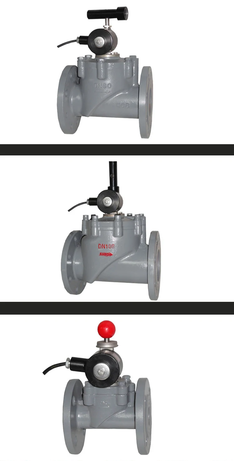 Magnetventil Flanged natural gas emergency shut-off valve ZCFKQ8 gas, gas, liquefied gas, explosion-proof solenoid valve DC24V Gas und Kraftstoff — Detail 4
