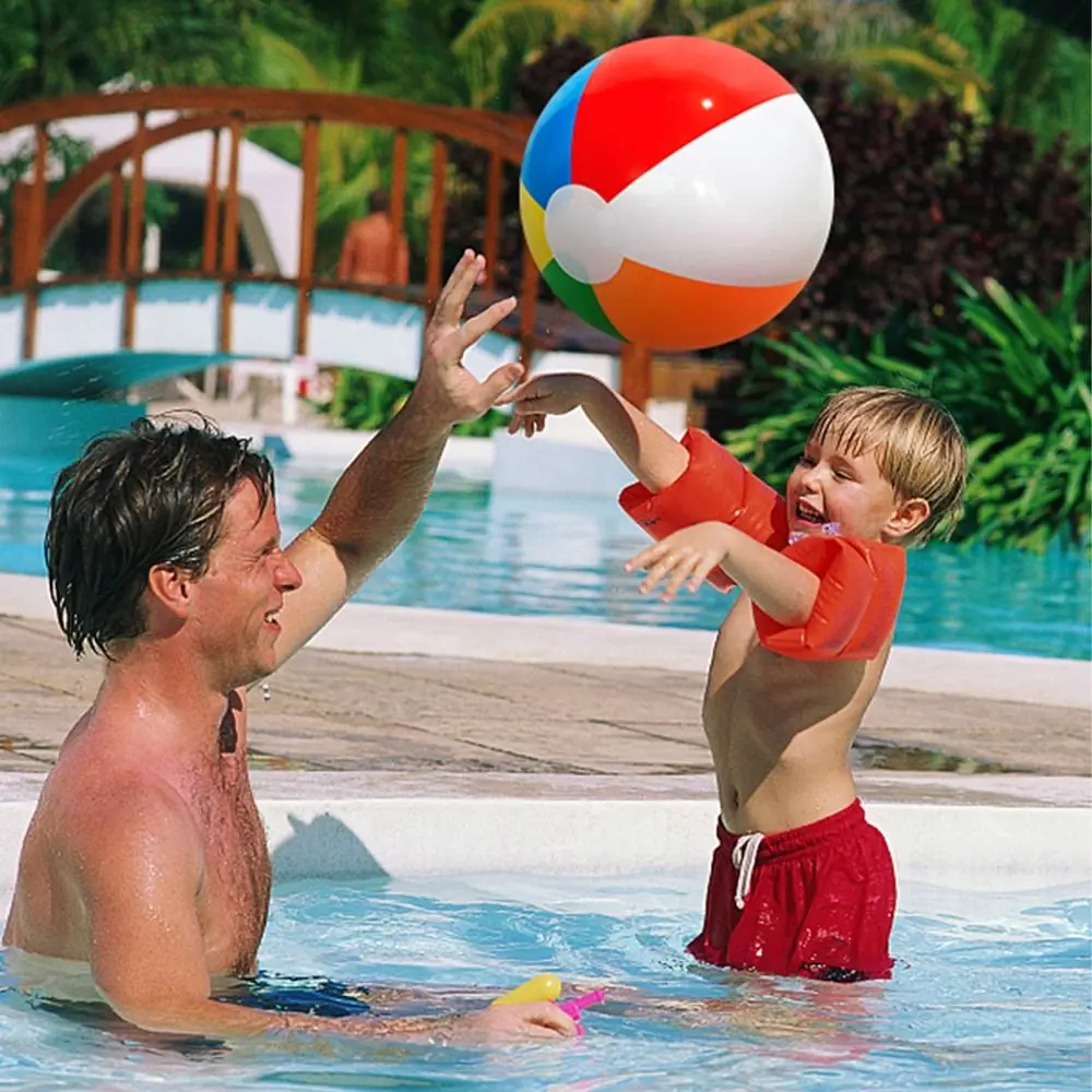 30cm/40cm Inflatable Beach Ball Big Blow Up Beach Balls Fun Party Toy For Kids