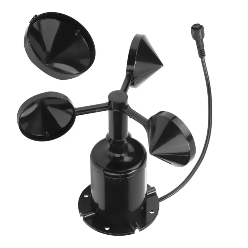 0-70m/S Environment Signal Output Pulse Type Three Cups Wind Speed Sensor Anemometer