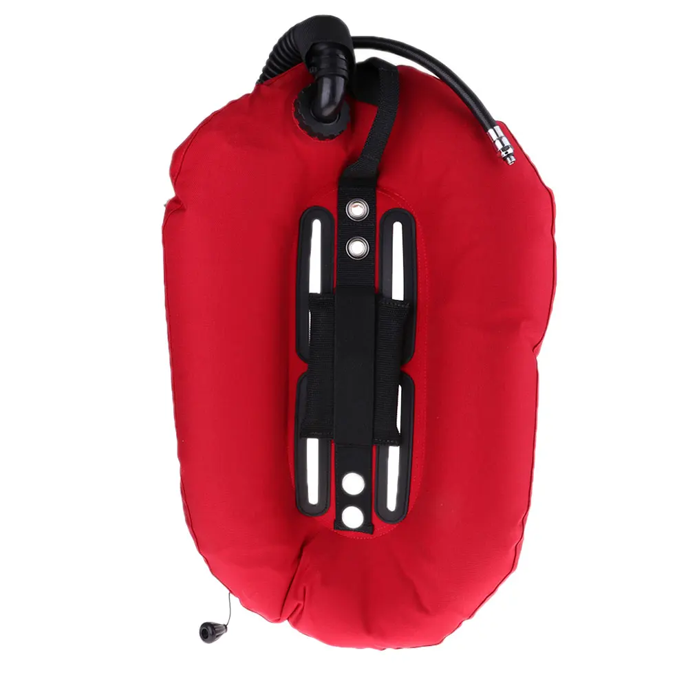 30lbs Scuba Diving Snorkeling BCD Galleggiabilità Ciambella Ala Singolo Serbatoio BCD Compensatore di galleggiamento Cilindro tecnico Apnea Attrezzatura di sicurezza