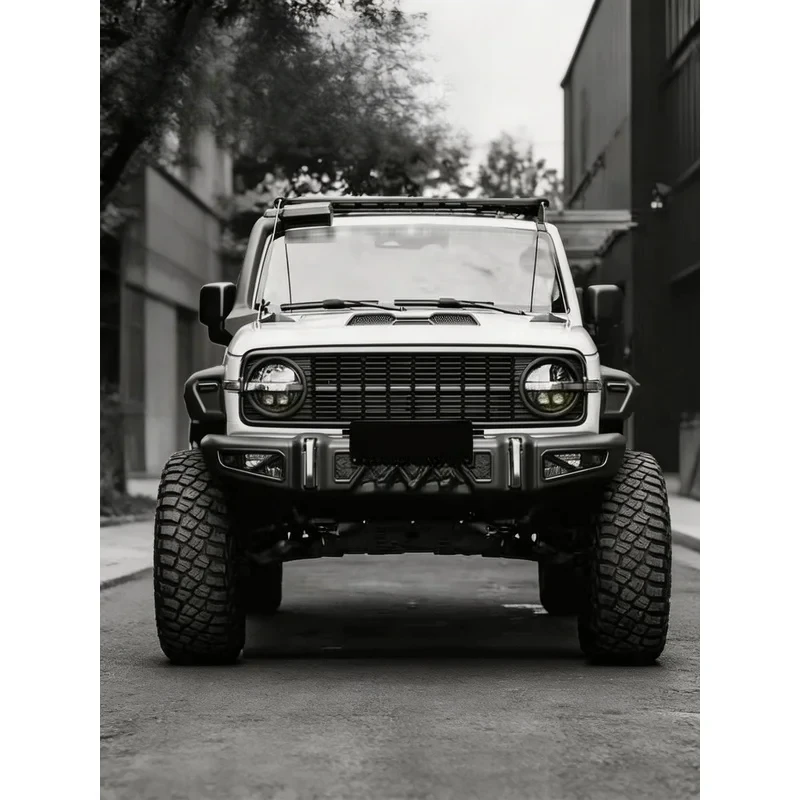 Auto Parts High Quality Dark Knight Full Set Body Kit Fit Front Bumper Grille Hood Fender Flare Off Road 4x4 Accessories ABS
