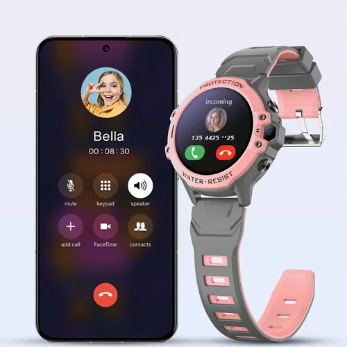 Imagen 2 del producto VALDUS 2025 nuevo VK55 4G reloj inteligente para niños SOS llamada de emergencia GPS valla electrónica 0,3 Mpix cámara tarjeta SIM reloj inteligente para niños