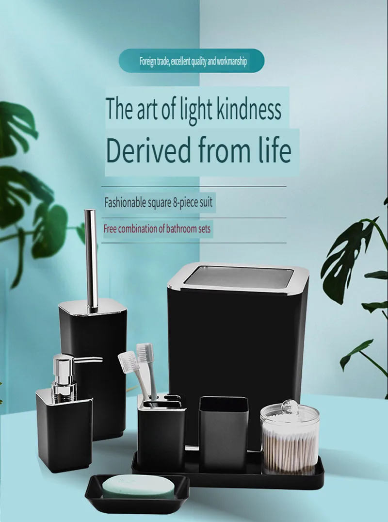 8-Piece Bathroom Accessory Set 6