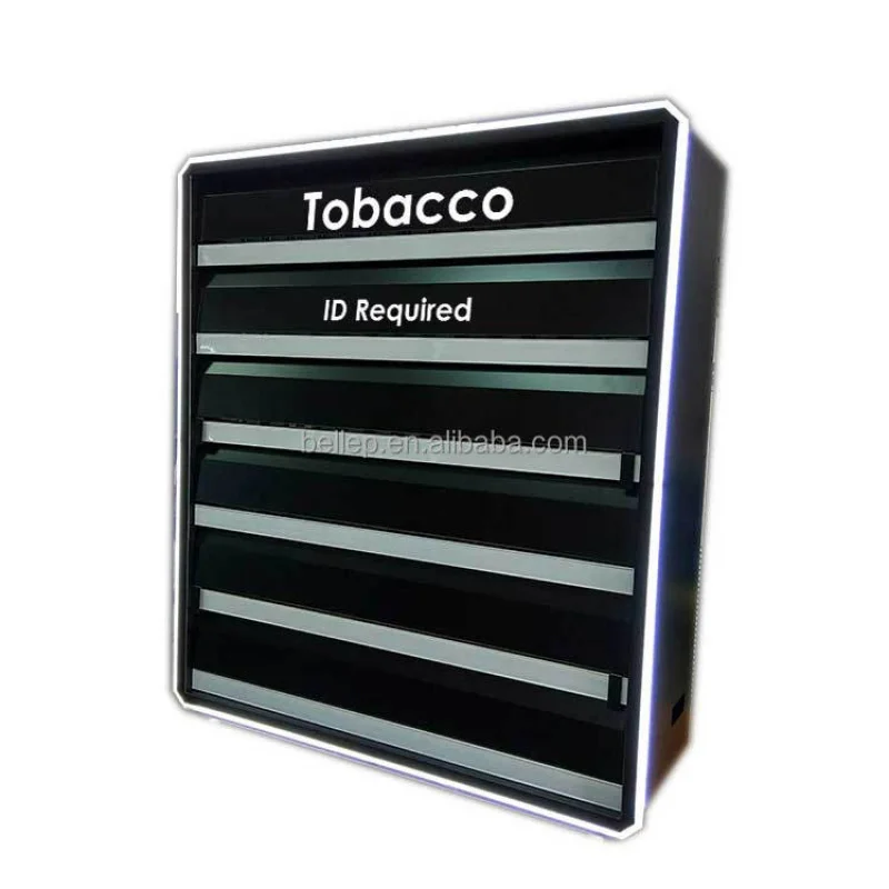 custom.Retail Display Rack Counter Cabinet Display With LED Light