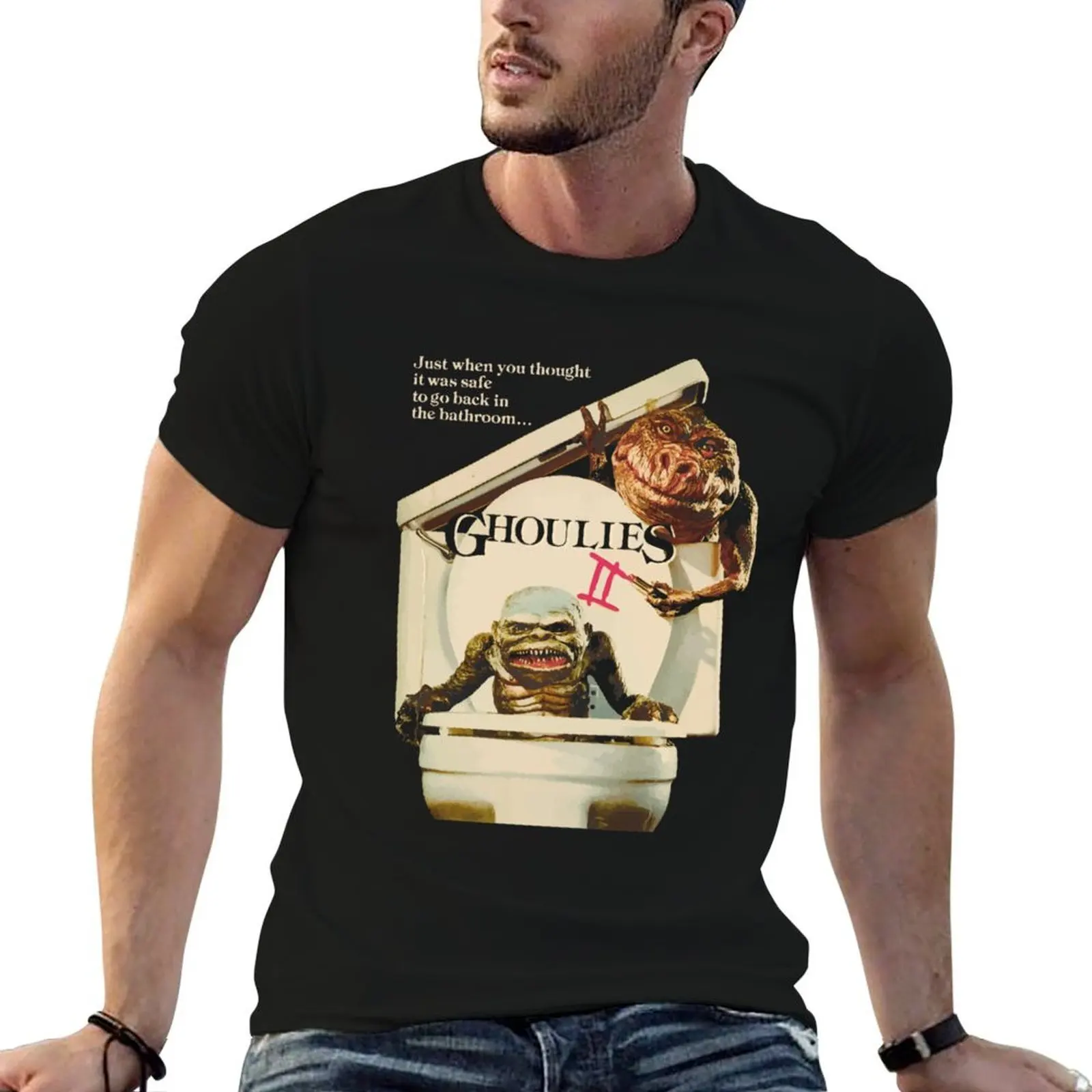 

Ghoulies II (1987) T-Shirt t shirt for man 100 percent cotton cotton t shirt man T-Shirt