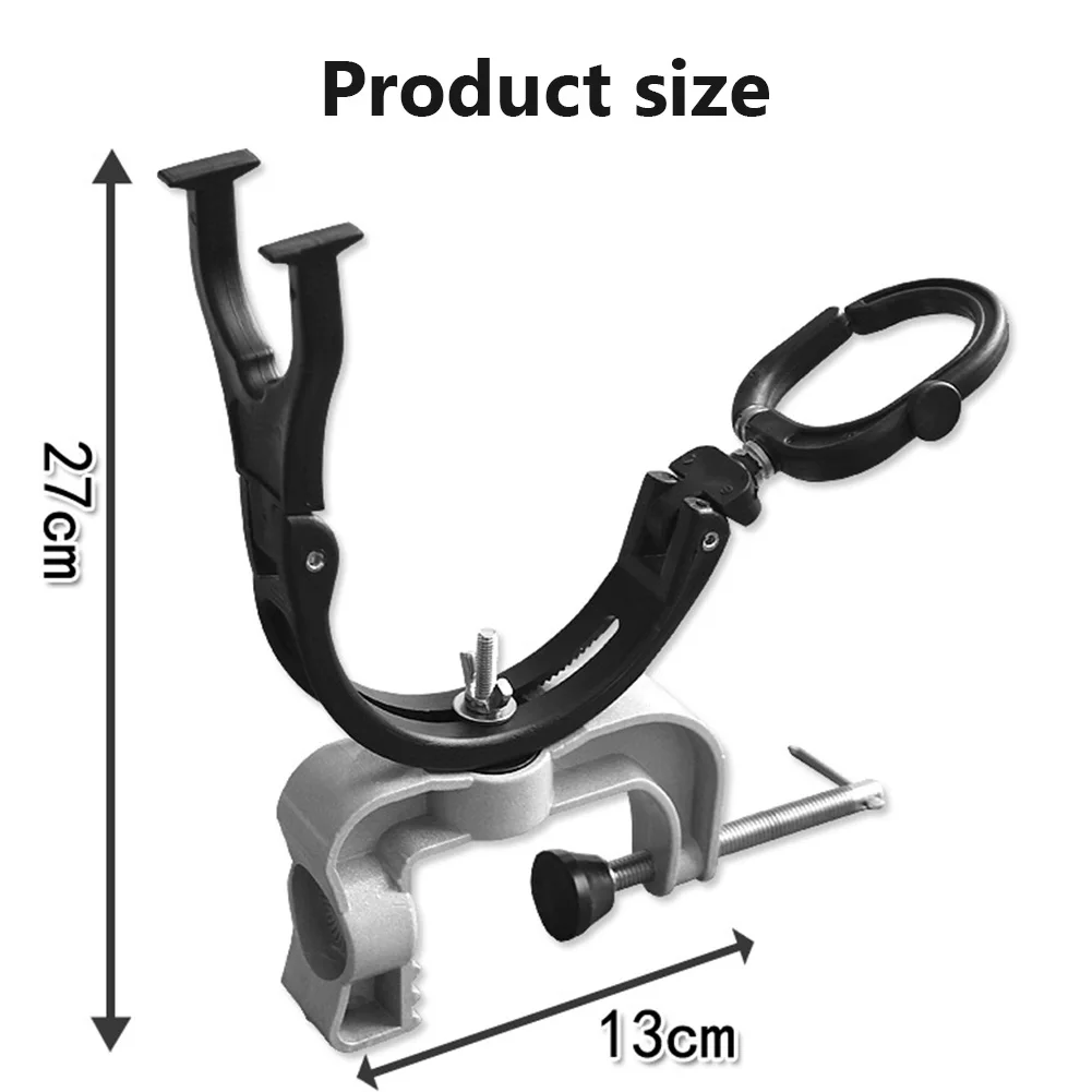 Uchwyty na wędki do wędkarstwa bankowego Wytrzymały uchwyt do trollingu Obrotowy o 360 stopni uchwyt na wędkę do łodzi rybackiej do kajakarstwa