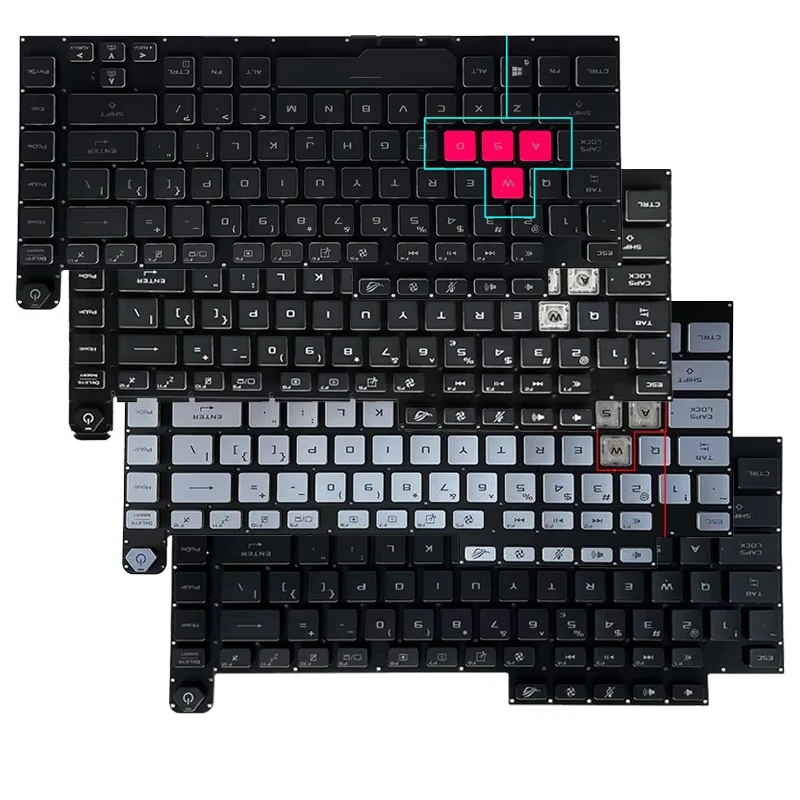 US English NEW Laptop Keyboard For ASUS ROG Strix Scar III/IIII S5D G531 G531GT G532 G532GT GL531 G512L