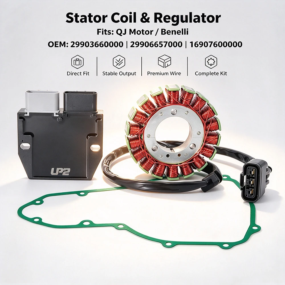 Stator Coil & Regulator Rectifier For QJ Motor SRT 700X SRV 700 SRK 700 Euro5/Benelli TRK 702 702X OEM:299036600000 299066570000