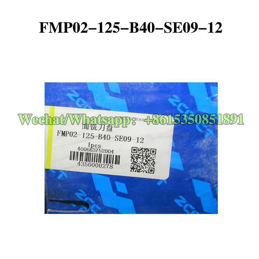 ZCC CT FMP02-125-B40-SE09-12 FMP02-125-B40-SE12-06 FMP02-125-B40-SE12-08 FMP02-125-B40-SE12-12 режущий диск