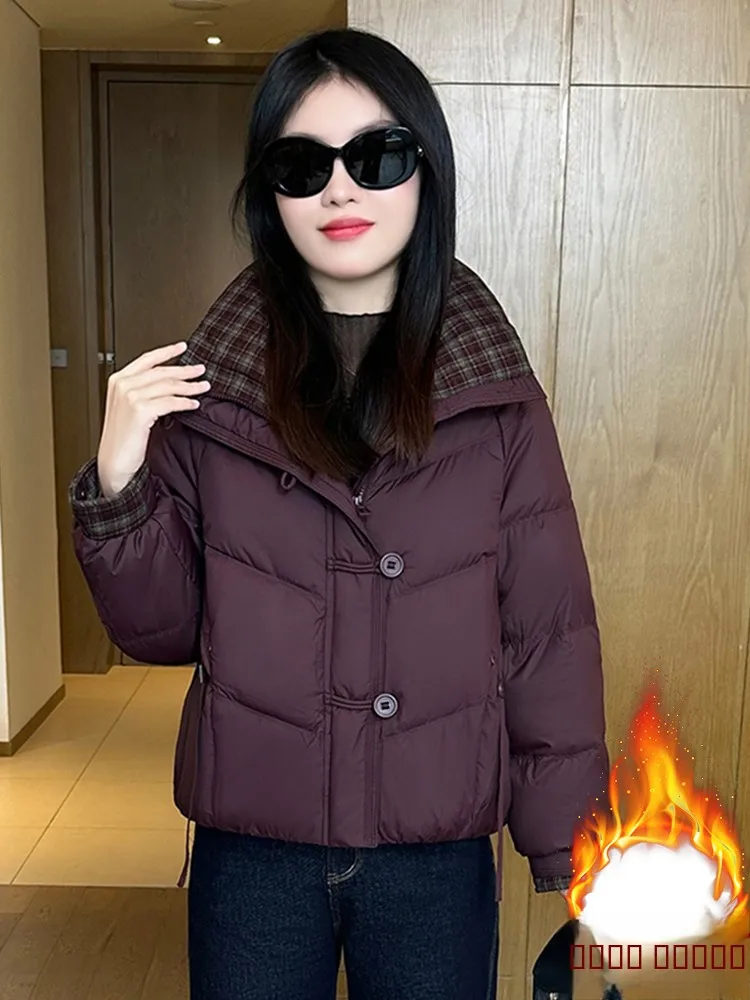 

Korean Sle Fce Lined Thiened down Jaet Women's Zipper ket Coat Warm Winter Cotton Padded Vest ort Length