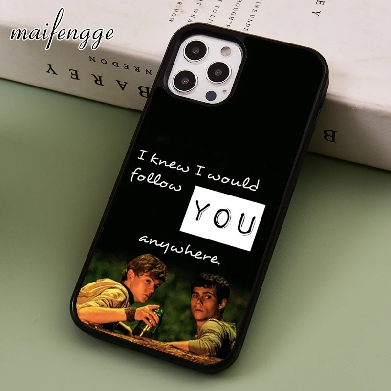 Newt Quotes The Maze Runner phone Case For iPhone 16 15 14 Plus 11 12 13 Pro X XR XS max cover